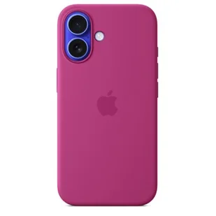 Apple Silikonowe etui MagSafe do iPhone 16 żywy róż - Etui i futerały do telefonów - miniaturka - grafika 1