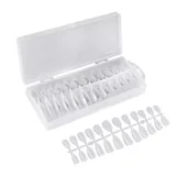 Sztuczne paznokcie i akcesoria - DENI CARTE ELASTYCZNE TIPSY DO PAZNOKCI ALMOND MIGDAŁ 120 SZTUK 32554 - miniaturka - grafika 1