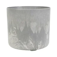 Donice - Osłonka doniczki Celine 17cm okrągła szara - miniaturka - grafika 1