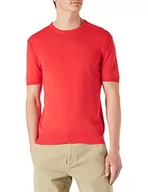 Swetry męskie - United Colors of Benetton Sweter męski, Czerwony 1 V 1, S - miniaturka - grafika 1