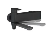 Baterie wannowe i prysznicowe - Ravak Chrome II - Bateria wannowa, czarna X070463 - miniaturka - grafika 1