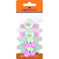 Ozdoby do włosów - Top Choice Frotki do włosów 22913 4 szt. - miniaturka - grafika 1