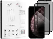 Szkła hartowane na telefon - movear Szkło Hartowane privacy iPhone Xs Max MOVEARanti spy na Cały Ekran AIXSMGMP03CBK - miniaturka - grafika 1