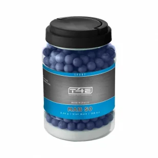 Kule z farbą T4E Sport MAB kal. .50 500 szt. niebieskie - Broń alarmowa - miniaturka - grafika 1