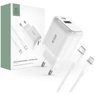 Ładowarki do telefonów - Tech-Protect Ładowarka sieciowa C20W PD20W/QC3.0 Biały - miniaturka - grafika 1