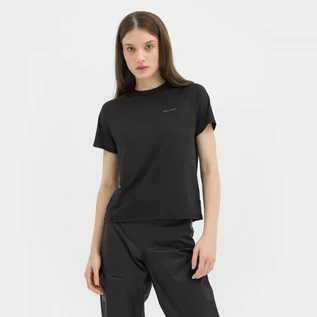 Koszulki sportowe damskie - Damska koszulka treningowa Marmot Windridge Short-Sleeve T-Shirt - czarna - MARMOT - grafika 1