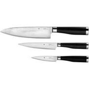 Noże kuchenne - WMF WMF Zestaw noży YARI srebrny/czarny 1884609990 - miniaturka - grafika 1