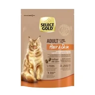 Mokra karma dla kotów - SELECT GOLD Hair+Skin Adult Łosoś i drób 300 g - miniaturka - grafika 1