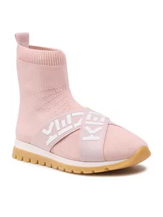 Buty dla dziewczynek - Kenzo Sneakersy K19042 Różowy - grafika 1