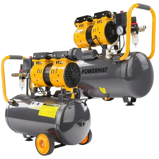 Kompresor Bezolejowy 24l Sprężarka 8 Bar 220l/min 230v Separator Cichy 59db