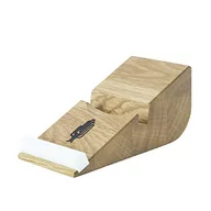 Pozostałe akcesoria do telefonów - Uchwyt na smartfon cela 5, drewniany uchwyt na iPhone | stojak na telefon komórkowy 5 cali, drewno, naturalny, 14, 4 x 7, 2 x 6,2 cm - miniaturka - grafika 1