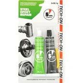 Kleje i inne preparaty budowlane - Klej dwuskładnikowy do metalu STEEL EPOXY tuby 56,6 g TECH-ON - miniaturka - grafika 1