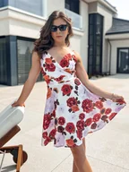 Sukienki - Sukienka LUMINA biała Dstreet EY2488-XS - miniaturka - grafika 1