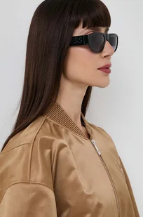 Guess okulary przeciwsłoneczne damskie kolor czarny - Okulary przeciwsłoneczne - miniaturka - grafika 1