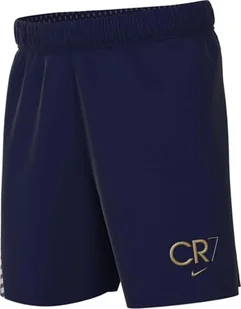 Nike Cr7 Academy23 Dri-Fit szorty piłkarskie dla starszych dzieci, Blue Void/Metallic Gold, HF4346-492, S - Spodenki damskie - miniaturka - grafika 1