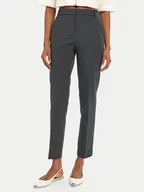 Spodnie damskie - PINKO Spodnie materiałowe Bello 100155 A24D Zielony Regular Fit - miniaturka - grafika 1