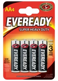 Energizer Bateria EVERREADY SUPER HEAVY DUTY AA R6/4szt. 637084 - Baterie i akcesoria - miniaturka - grafika 2