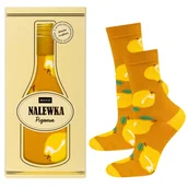 Skarpetki damskie - Skarpety Nalewka pigwowa w pudełku Prezent SOXO roz. 35-40 - miniaturka - grafika 1