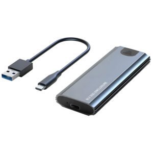 OBUDOWA ZEWNĘTRZNA ADAPTER DYSKU M.2 SATA III NVMe USB 3.1 ETUI USB C CASE