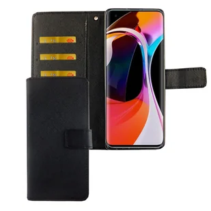 Etui na telefon komórkowy Xiaomi Mi 10 Etui ochronne z klapką i miejscem na kartę, kolor: Onyx Black - Etui i futerały do telefonów - miniaturka - grafika 1