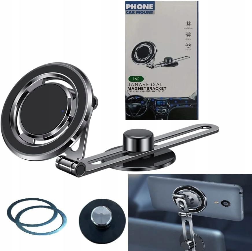 Uchwyt Magnetyczny Na Deskę Kokpit Samochód Telefon Smartfon Magsafe Iphone / T10