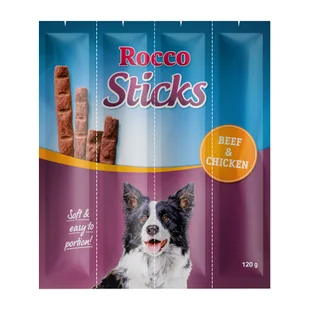 Rocco Sticks, wołowina i kurczak, przysmak dla psa| Dostawa i zwrot GRATIS od 99 zł - Przysmaki dla psów - miniaturka - grafika 1