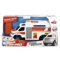 Samochody i pojazdy dla dzieci - Simba Toys Auto Ambulans biały 30cm - miniaturka - grafika 1
