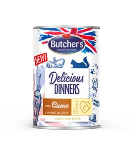 BUTCHER'S Delicious Dinners kawałki w galaretce 30x400g (kot) Mix smaków - Mokra karma dla kotów - miniaturka - grafika 2