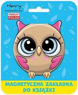 Zakładka kulka Sówka - Zakładki do książek - miniaturka - grafika 1