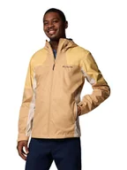 Kurtki i kamizelki sportowe męskie - Columbia Kurtka funkcyjna "Inner Limits III" w kolorze beżowo-żółtym - miniaturka - grafika 1