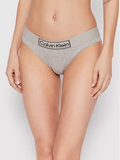 Majtki damskie - Calvin Klein Underwear Figi klasyczne 000QF6775E Szary - grafika 1