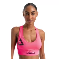 Koszulki sportowe damskie - Biustonosz sportowy LABELLAMAFIA TOP HIGHLIGHT 2 PINK - miniaturka - grafika 1