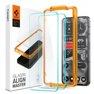 Szkła hartowane na telefon - Spigen ALM Glas.Tr Nothing Phone 2 2szt. szkło hartowane AGL06981 - miniaturka - grafika 1