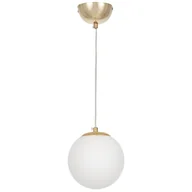 Lampy sufitowe - NOWOCZESNA LAMPA WISZĄCA ZŁOTA RONI D15 - miniaturka - grafika 1