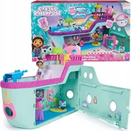 Domki dla lalek - GABBY'S DOLLHOUSE – KOCI STATEK SYRENKOTKI Z ŚWIATŁAMI Zestaw 18 Elementów - miniaturka - grafika 1