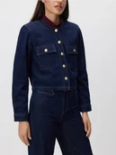 Kurtki damskie - Reserved - Kurtka z dekoracyjnymi guzikami - granatowy - miniaturka - grafika 1