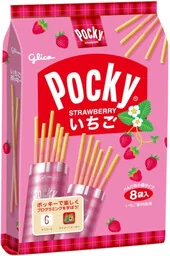 Paluszki Pocky Strawberry Share Pack o smaku truskawkowym 93,6g - Glico - Kuchnie świata - miniaturka - grafika 1