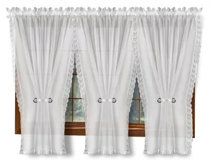 Firana Gotowa CORDOBA 600x150 Firanka 3 PANELE - Firany - miniaturka - grafika 1