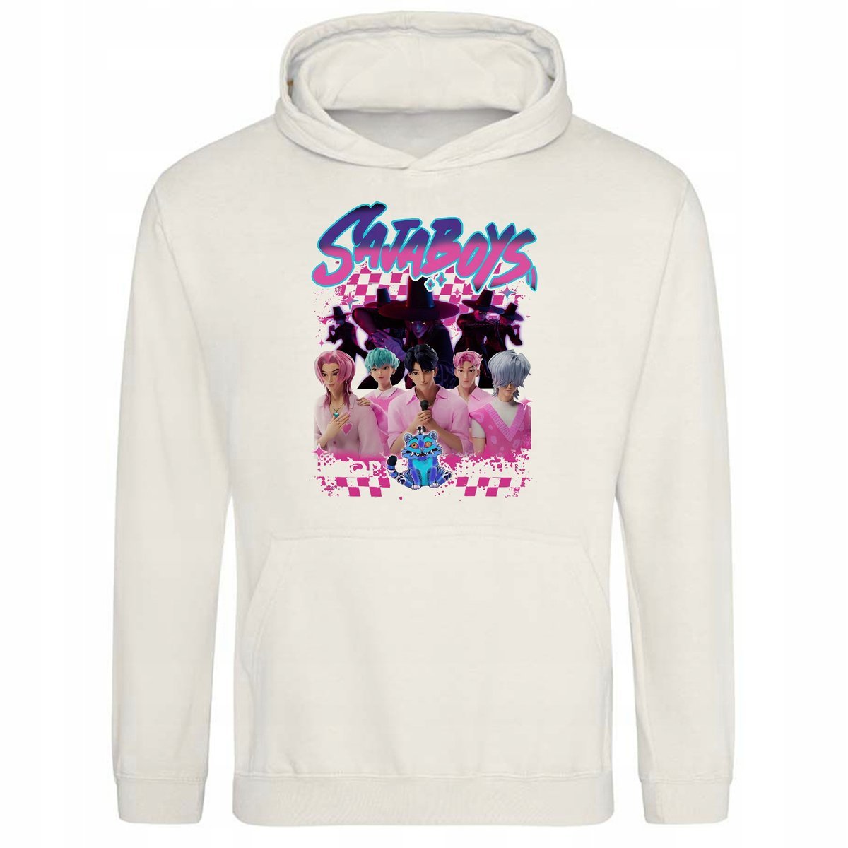 Bluza Vanilla Milkshake Z Kapturem SAJA BOYS GANG Muzyka Bajka Kpop Wz - M
