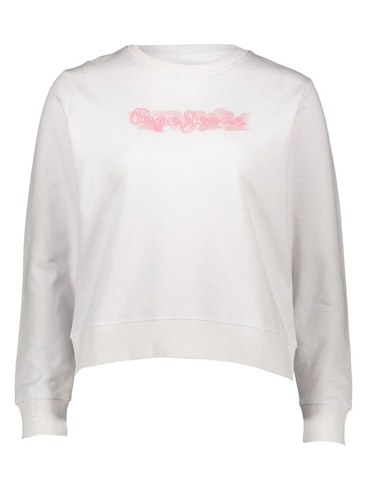 Pepe Jeans Bluza w kolorze białym