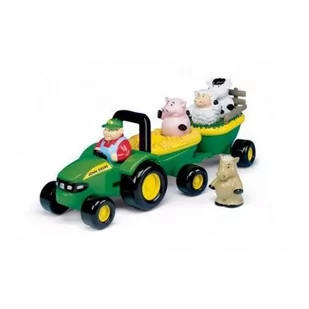 Tomy John Deere 34908 Wesoła zabawa ze zwierzętami ŁÓDŹ 34908 - Samochody i pojazdy dla dzieci - miniaturka - grafika 1