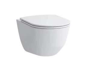 Laufen Pro A Zestaw Toaleta WC 53x36 cm bez kołnierza + deska wolnoopadająca biała H8669570000001 - Miski WC - miniaturka - grafika 1