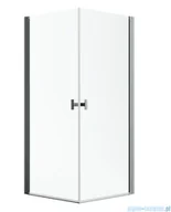 Kabiny prysznicowe - Radaway Nes Kdd I Brushed GunMetal kabina 80x90cm szczotkowany grafit 10021080-92-01L/10021090-92-01R - miniaturka - grafika 1