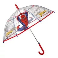 Parasole - Spiderman Parasol dla Dzieci, Przezroczysty, Wiatroszczelny, Parasol na Kiju z Automatycznym Otwieraniem i Mocnym Stelażem z Włókna Szklanego, Średnica ok. 74 cm - miniaturka - grafika 1