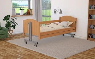 Łóżko rehabilitacyjne elektryczne TAURUS MINI STD/LUX (78x187cm) - Meble i wyposażenie gabinetów medycznych - miniaturka - grafika 1