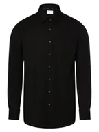 Koszule męskie - Calvin Klein Koszula męska Mężczyźni Slim Fit Bawełna czarny jednolity, 40 - miniaturka - grafika 1