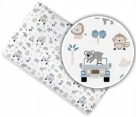 Prześcieradła dla dzieci - PRZEŚCIERADŁO BAWEŁNIANE DO ŁÓŻECZKA 120x60 WZORY! - miniaturka - grafika 1