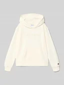 Swetry dla chłopców - Bluza z kapturem z mieszanki bawełny z wyhaftowanym logo - miniaturka - grafika 1