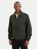 Kurtki męskie - Tommy Hilfiger Kurtka przejściowa Harrington MW0MW42507 Zielony Regular Fit - miniaturka - grafika 1