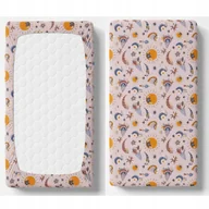 Prześcieradła dla dzieci - PRZEŚCIERADŁO BAMBUSOWE Z GUMKĄ DO ŁÓŻECZKA 60x120 ODDYCHAJĄCE - FERETTI - miniaturka - grafika 1